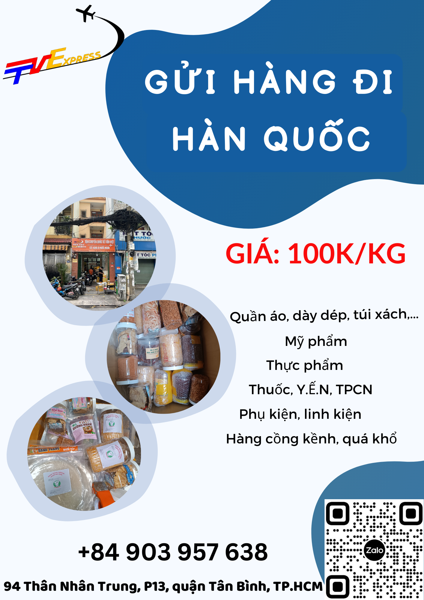 Gửi hàng đi Hàn Quốc